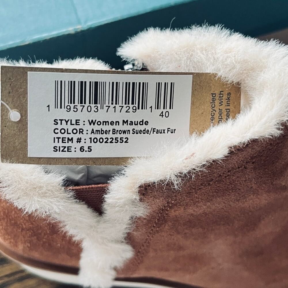 Toms Maude lightweight Comfortcore Block Heel Ankle Booties Sz 6.5 - Picture 6 of 13